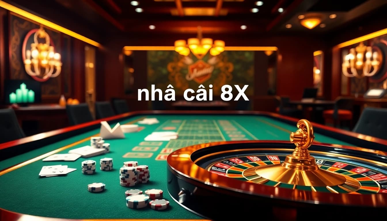 Experience the excitement of nhà cái 8XX with vibrant casino tables and engaging games.