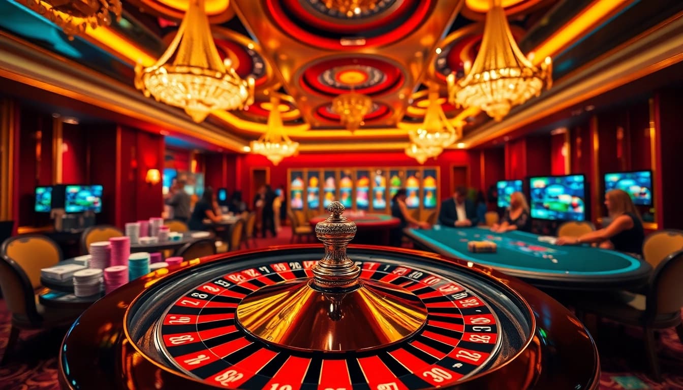 Experience the thrill of roulette and poker at https://ga888v.net/ with vibrant casino visuals.