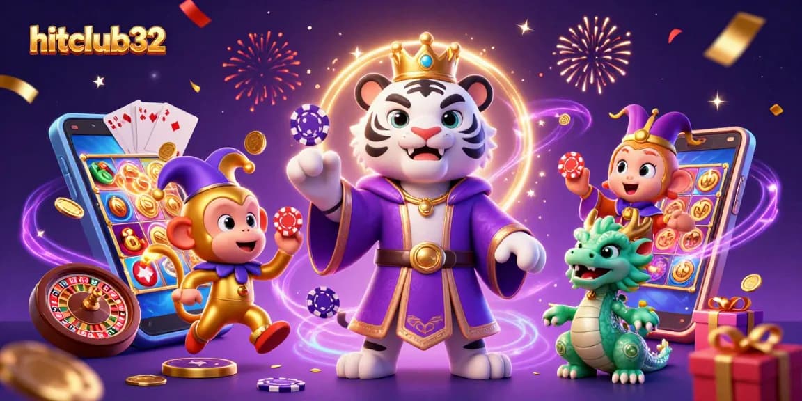 Experience the thrilling action at hitclub32 with vibrant gaming elements and enchanting characters.