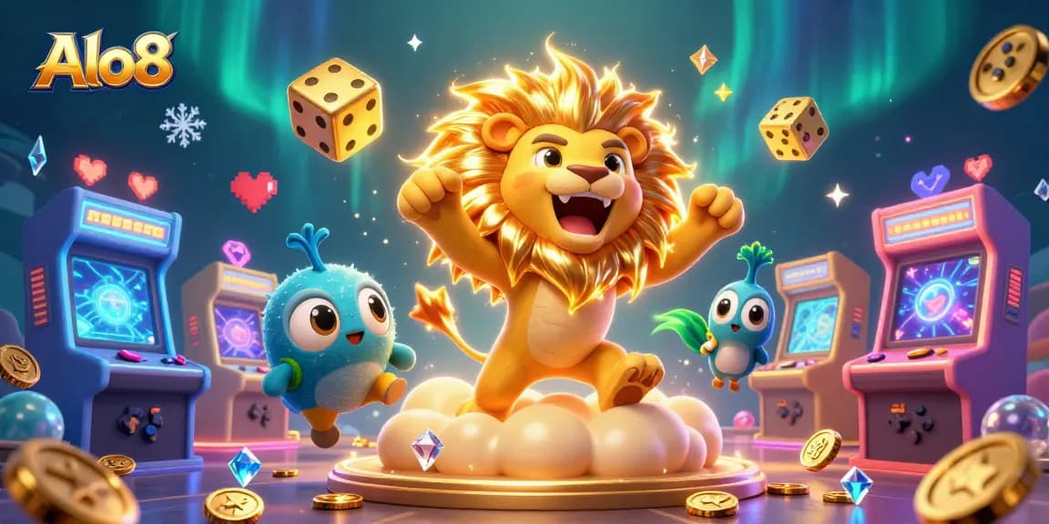 Alo8 offers thrilling gaming experiences with vibrant characters and colorful casino elements.
