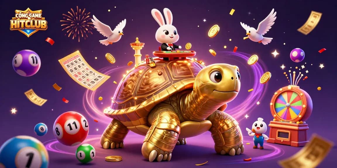 Experience thrilling fun at CỔNG GAME HITCLUB, a vibrant casino paradise with games, gold, and joy.