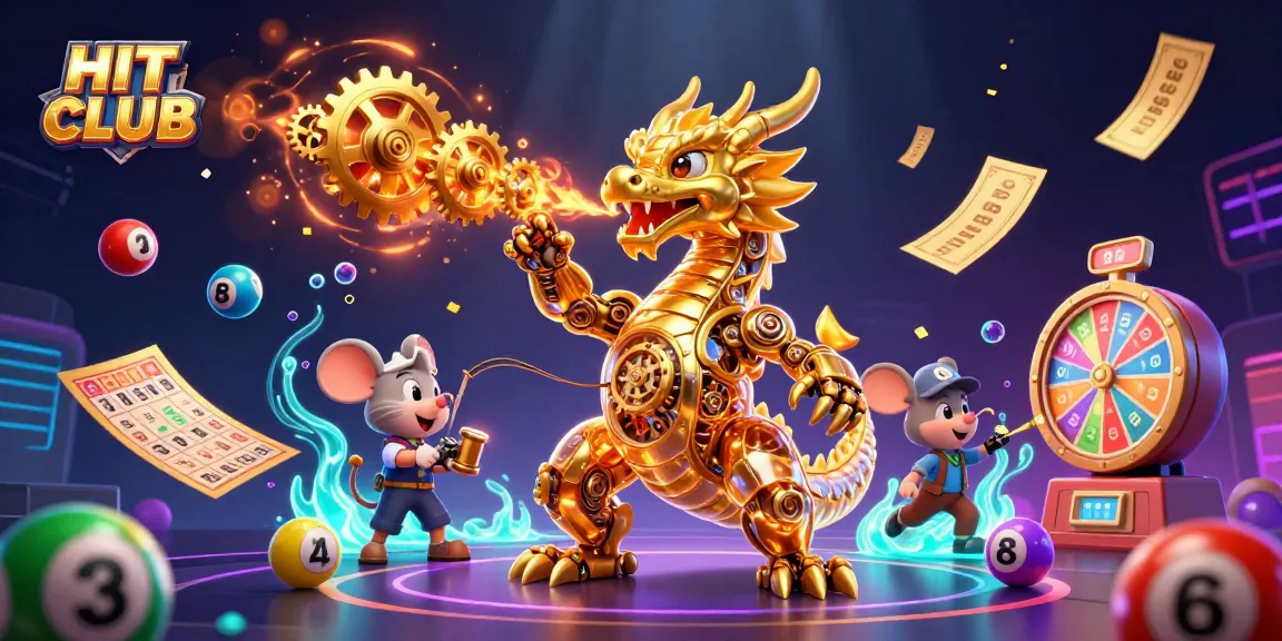 Engage in exciting game adventures at HIT CLUB with vibrant animated elements and dazzling visuals.