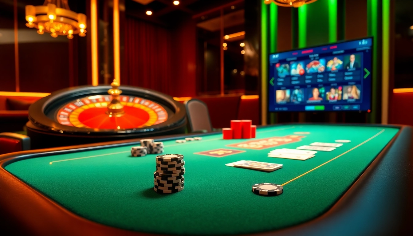 Exciting gaming session at 123ga com with vibrant casino atmosphere and engaging players.