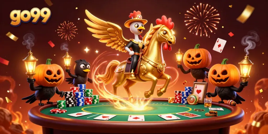 Experience thrilling gameplay at go99 casino with vibrant characters in dynamic casino scene.