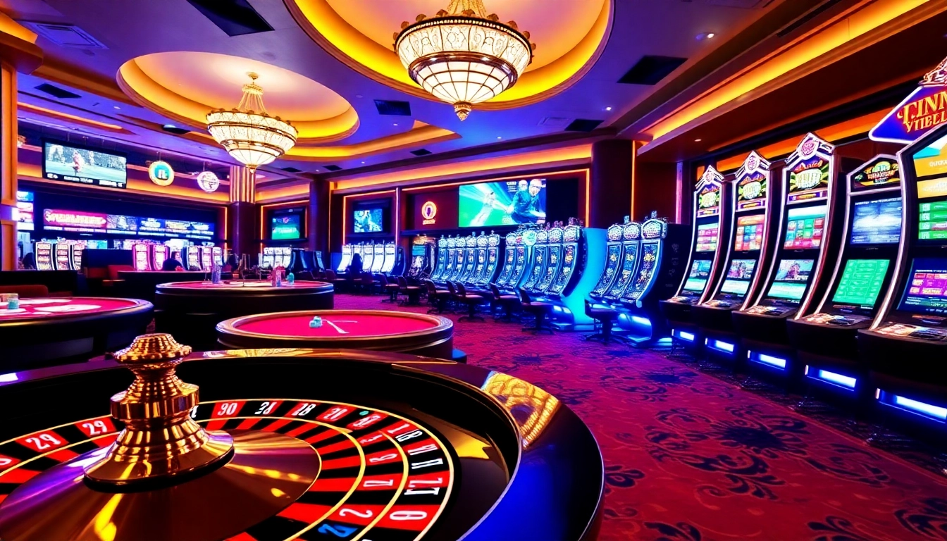 Experience the excitement of online gambling at i9bet with vibrant casino visuals and games.