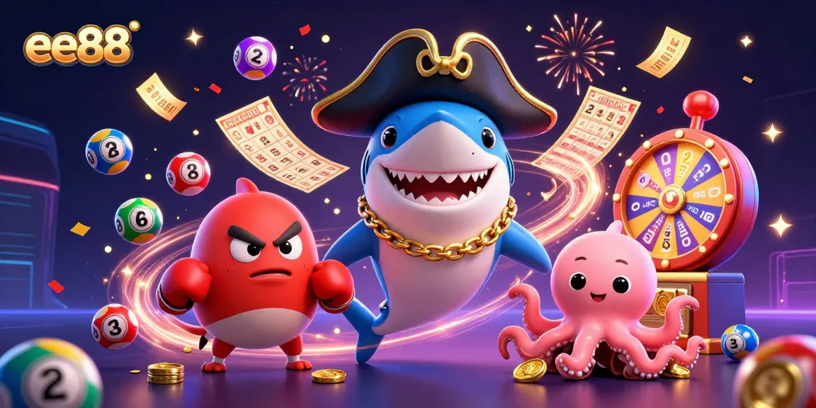 Play and win with ee88's lively characters in an exciting lottery adventure!