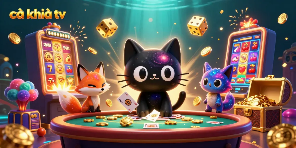 Experience cà khịa tv in an electrifying cosmic casino universe with vibrant characters and dynamic game elements.
