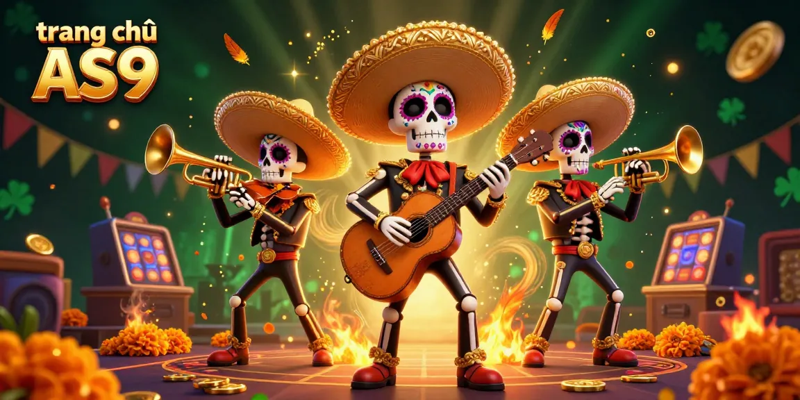 Experience the lively trang chủ AS9 casino ambiance with a vibrant mariachi band scene.